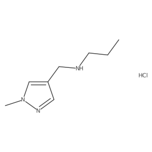 [(1-methyl-1H-pyrazol-4-yl)methyl]propylamine Structure