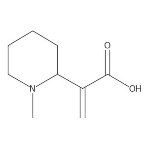 2-(1-Methylpiperidin-2-yl)prop-2-enoic acid结构式
