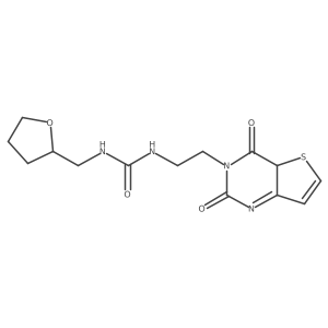 1-[2-(2,4-dioxo-4aH-thieno[3,2-d]pyrimidin-3-yl)ethyl]-3-(oxolan-2-ylmethyl)urea结构式