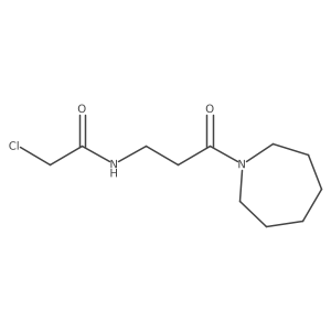 N-[3-(Azepan-1-yl)-3-oxopropyl]-2-chloroacetamide Structure