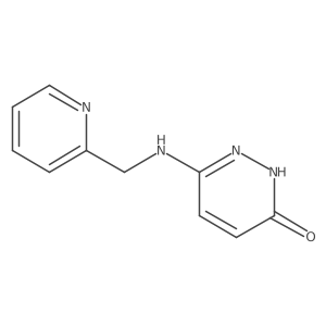 6-((Pyridin-2-ylmethyl)amino)pyridazin-3-ol Structure