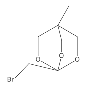 1-(Bromomethyl)-4-methyl-2,6,7-trioxabicyclo[2.2.2]octane结构式