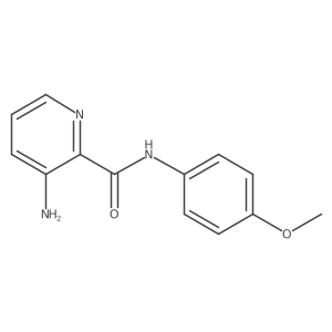 3-amino-N-(4-methoxyphenyl)pyridine-2-carboxamide Structure