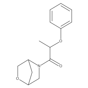 1-(2-Oxa-5-azabicyclo[2.2.1]heptan-5-yl)-2-phenoxypropan-1-one Structure
