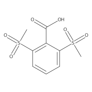 2,6-Dimethanesulfonylbenzoic acid Structure