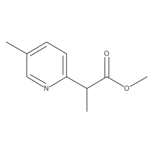 Methyl 2-(5-methylpyridin-2-yl)propanoate结构式
