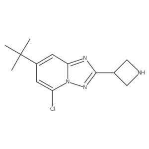 3-{7-Tert-butyl-5-chloro-[1,2,4]triazolo[1,5-a]pyridin-2-yl}azetidine结构式