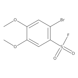 2-Bromo-4,5-dimethoxybenzene-1-sulfonyl fluoride Structure