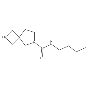 N-butyl-2,6-diazaspiro[3.4]octane-6-carboxamide结构式