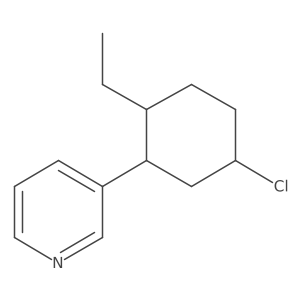 3-(5-Chloro-2-ethylcyclohexyl)pyridine结构式