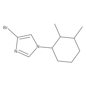 4-bromo-1-(2,3-dimethylcyclohexyl)-1H-imidazole结构式