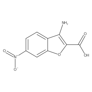 3-Amino-6-nitro-1-benzofuran-2-carboxylic acid Structure