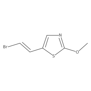 5-(2-Bromoethenyl)-2-methoxy-1,3-thiazole Structure