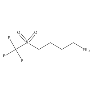 4-Trifluoromethanesulfonylbutan-1-amine结构式