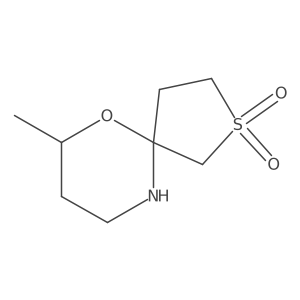 7-Methyl-6-oxa-2lambda6-thia-10-azaspiro[4.5]decane-2,2-dione Structure