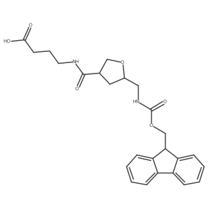 4-({5-[({[(9H-fluoren-9-yl)methoxy]carbonyl}amino)methyl]oxolan-3-yl}formamido)butanoic acid Structure