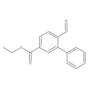Ethyl 4-formyl-3-phenylbenzoate Structure