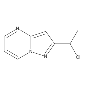 (1R)-1-{pyrazolo[1,5-a]pyrimidin-2-yl}ethan-1-ol结构式