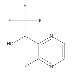 (1S)-2,2,2-trifluoro-1-(3-methylpyrazin-2-yl)ethan-1-ol结构式