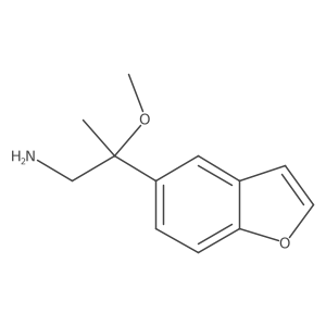2-(1-Benzofuran-5-yl)-2-methoxypropan-1-amine Structure