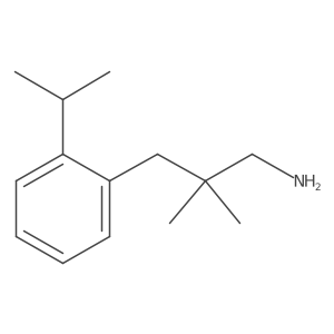 2,2-Dimethyl-3-[2-(propan-2-yl)phenyl]propan-1-amine结构式
