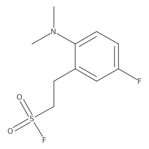 2-[2-(Dimethylamino)-5-fluorophenyl]ethane-1-sulfonyl fluoride结构式