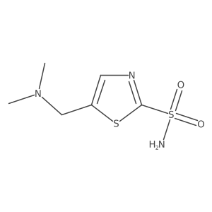 5-[(Dimethylamino)methyl]-1,3-thiazole-2-sulfonamide Structure