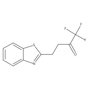 4-(1,3-Benzothiazol-2-yl)-1,1,1-trifluorobutan-2-one Structure