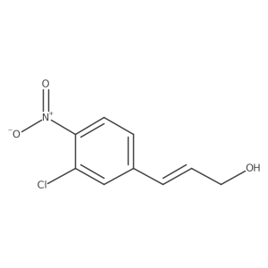 3-(3-Chloro-4-nitrophenyl)prop-2-en-1-ol结构式