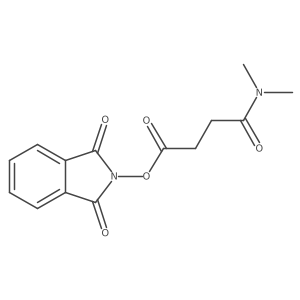 1,3-dioxo-2,3-dihydro-1H-isoindol-2-yl 3-(dimethylcarbamoyl)propanoate Structure