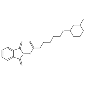 1,3-dioxo-2,3-dihydro-1H-isoindol-2-yl 6-[(3-methylcyclohexyl)oxy]hexanoate结构式