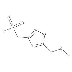 [5-(Methoxymethyl)-1,2-oxazol-3-yl]methanesulfonyl fluoride结构式