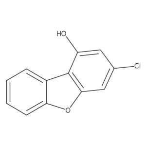 3-Chloro-1-Dibenzofuranol Structure