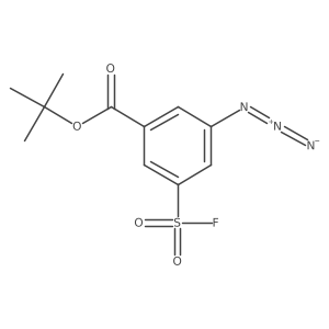 Tert-butyl 3-azido-5-(fluorosulfonyl)benzoate结构式