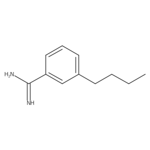 3-Butylbenzenecarboximidamide结构式