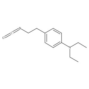 N,N-diethyl-4-(2-isocyanatoethyl)aniline结构式