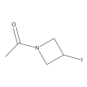 1-(3-Iodoazetidin-1-yl)ethan-1-one结构式