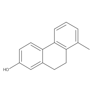 9,10-Dihydro-8-methyl-2-phenanthrenol Structure