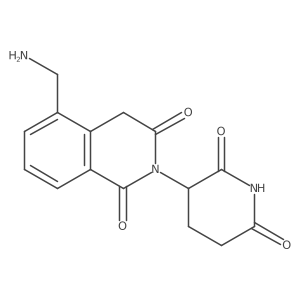 5-(Aminomethyl)-2-(2,6-dioxopiperidin-3-yl)-1,2,3,4-tetrahydroisoquinoline-1,3-dione Structure