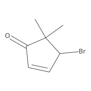 4-Bromo-5,5-dimethyl-2-cyclopenten-1-one Structure