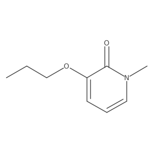 2(1H)-Pyridinone, 1-methyl-3-propoxy-结构式