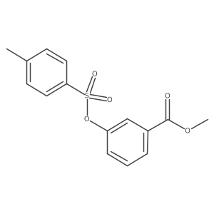 Methyl 3-[(4-methylbenzenesulfonyl)oxy]benzoate Structure