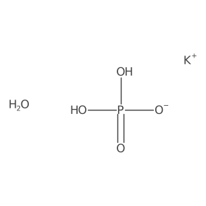 Potassium dihydrogen phosphate monohydrate结构式