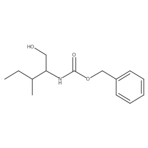 [(1S,2S)-1-(hydroxymethyl)-2-methylbutyl]carbamic acid benzyl ester结构式