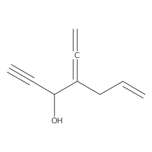 6-Hepten-1-yn-3-ol, 4-ethenylidene-, (3S)-结构式