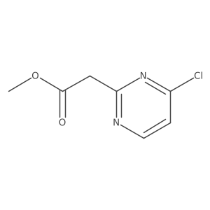 Methyl 2-(4-chloropyrimidin-2-yl)acetate Structure