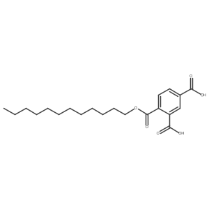 4-Dodecoxycarbonylbenzene-1,3-dicarboxylic acid结构式