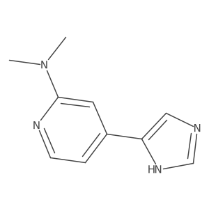 2-Dimethylamino-4-(4-imidazolyl)pyridine Structure