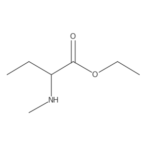 Ethyl 2-(methylamino)butanoate Structure