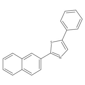 2-(2-Naphthalenyl)-5-phenylthiazole Structure